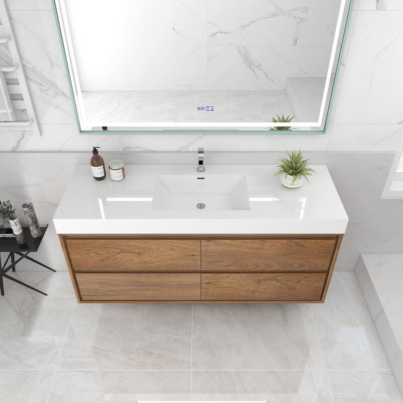 Morava 60" Floating Vanity with Single Sink - 60