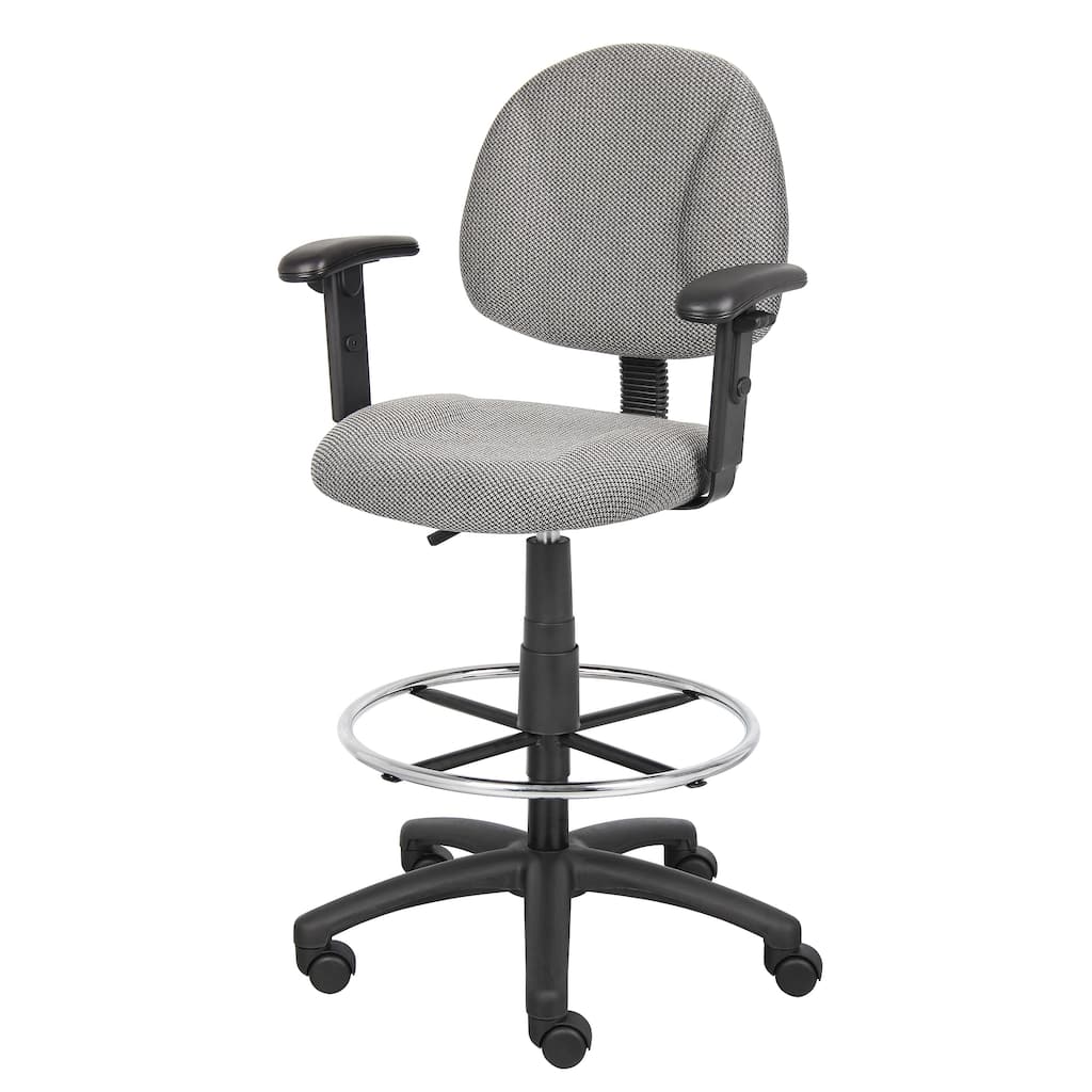 Boss Contoured Comfort Drafting Chair with Arms