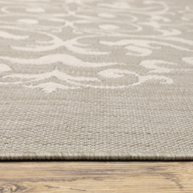 Vista Home Palmetto Center Medallion Indoor/ Outdoor Area Rug