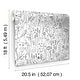 preview thumbnail 5 of 7, Disney Alice in Wonderland Black Garden Peel and Stick Wallpaper by RoomMates