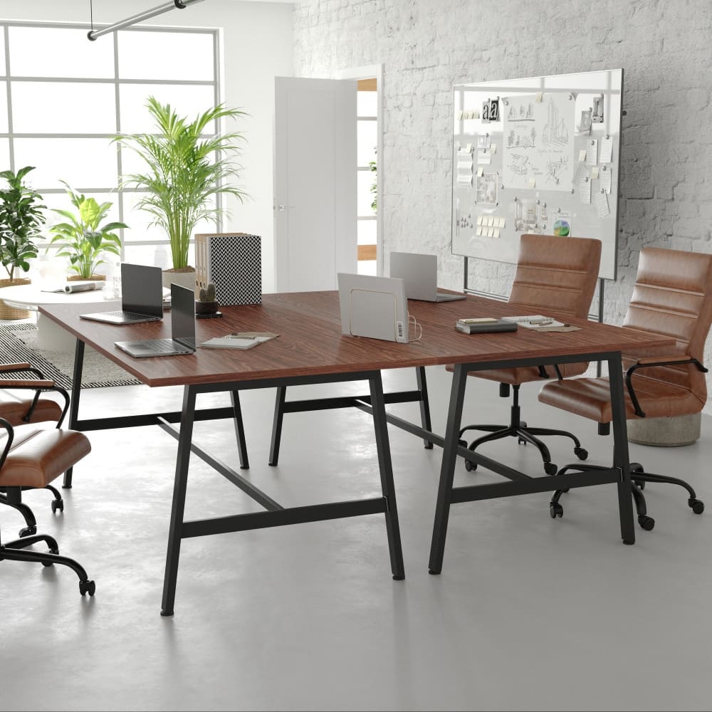 Commercial Conference Table with Laminate Top and A-Frame Base