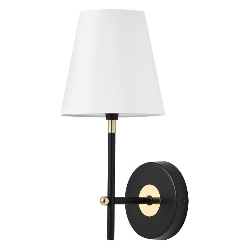 1-Light Dimmable Wallchiere Plug-in Armed Wall Sconce Vanity Light