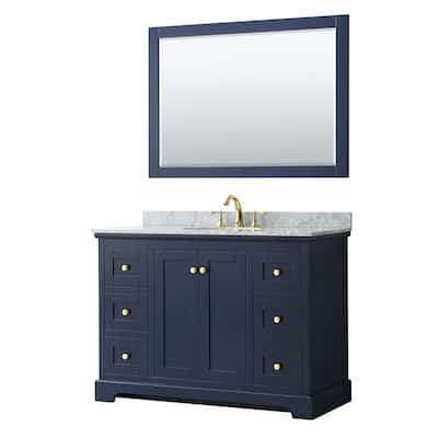Wyndham Collection Avery 48" Free Standing Single Basin Vanity Set