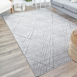 Cadence Geometric Contemporary COSMOLiving Rug by Cosmopolitan