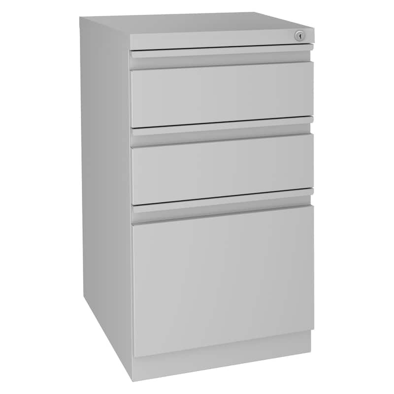 Hirsh Modern Teacher's Desk, Arctic Silver/White