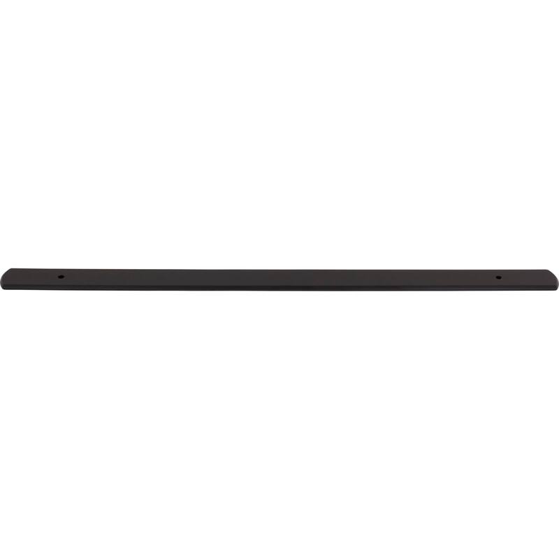 Top Knobs TK3278 Wescott 18" Center to Center Cabinet Pull Backplate - Flat Black