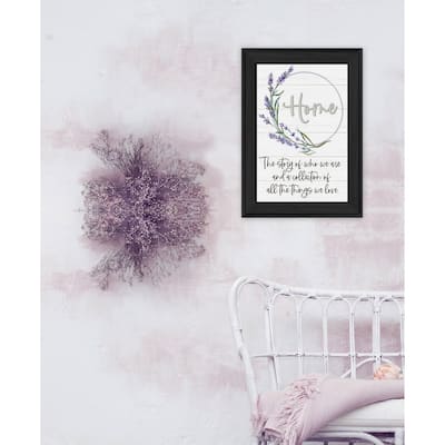 TrendyDecor4U Contemporary "Home a Circle of Love" Framed Print Wall Art