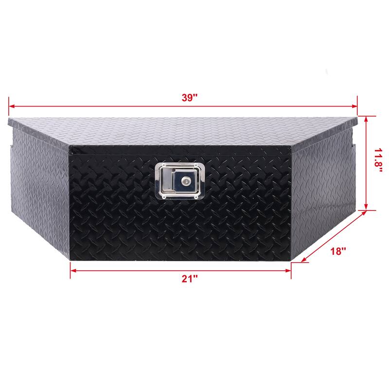39inch Aluminum Heavy Duty Pickup Storage Tool Box