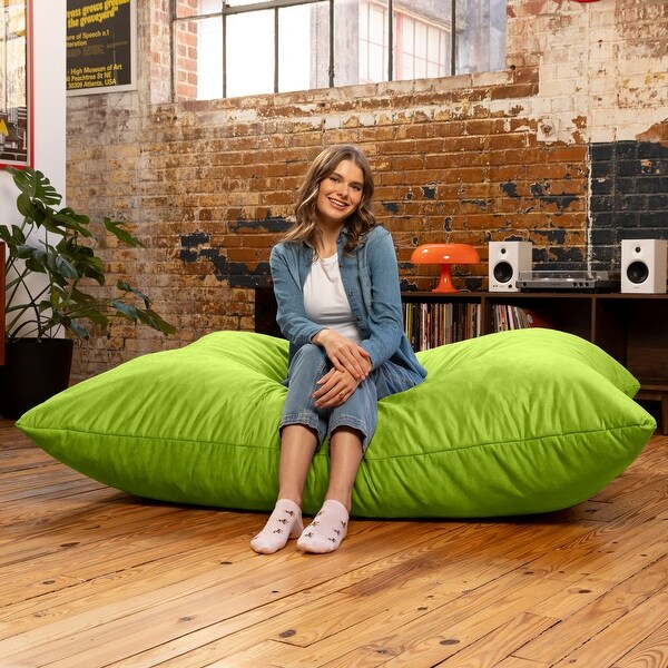 Jaxx 5.5' Huge Bean Bag Floor Pillow and Lounger for Adults