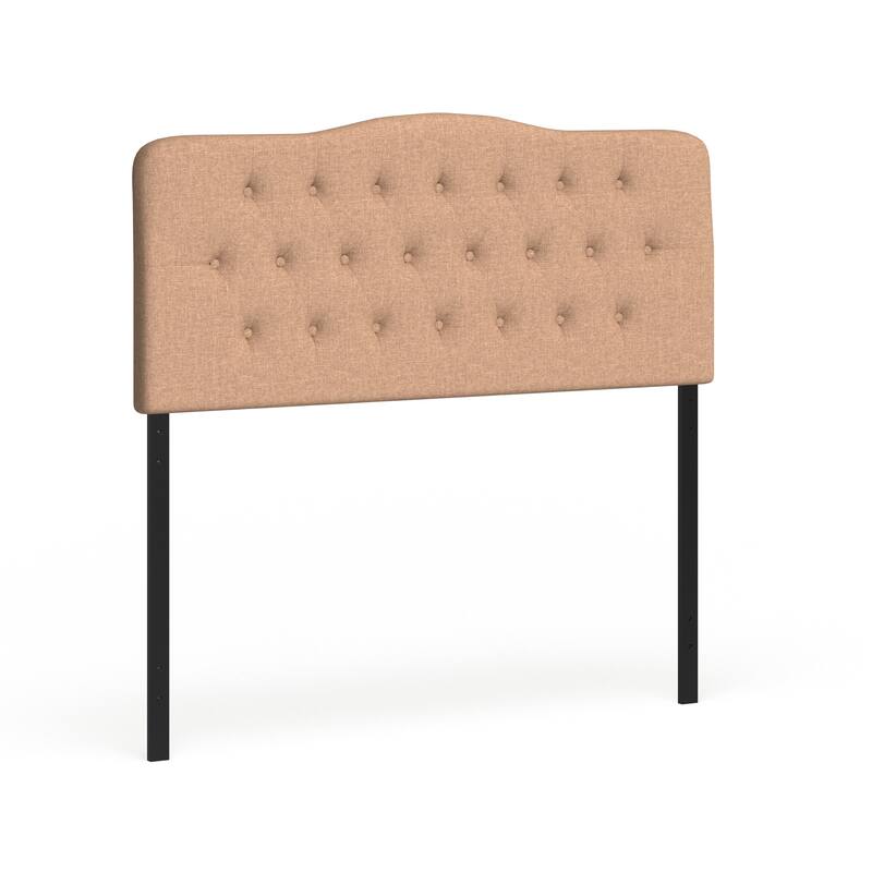 The Gray Barn Burr Hollow Queen Fabric Upholstered Headboard - Beige