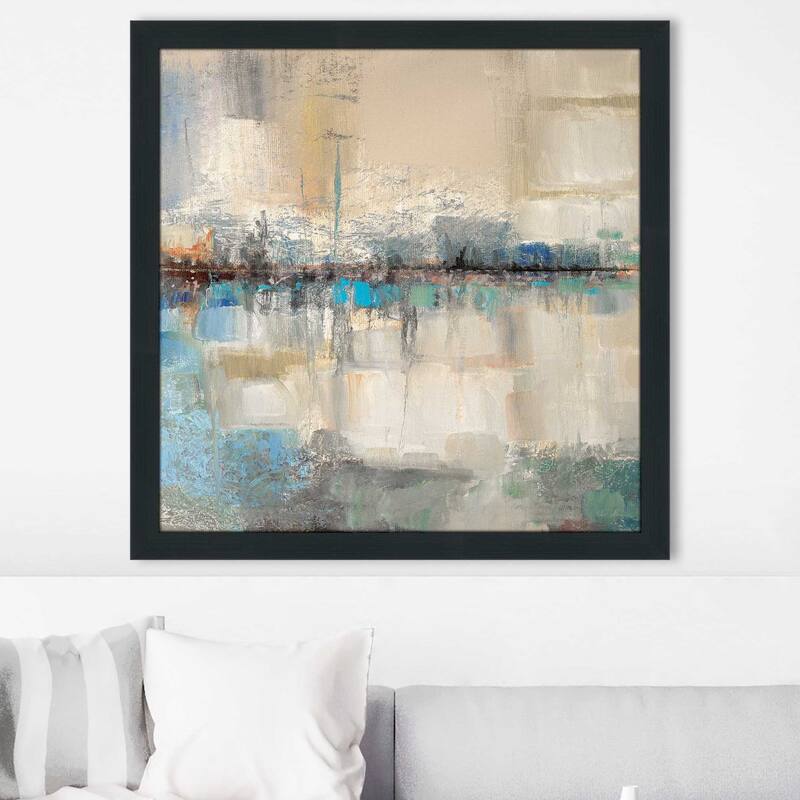"Shoreline Reflection II" by Ruane Manning Print on Acrylic.