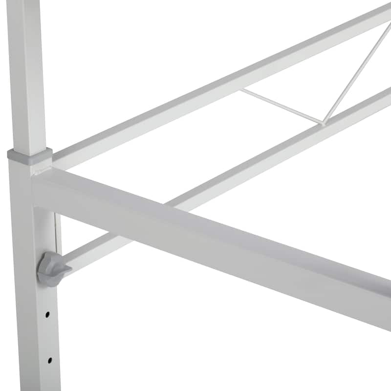 Studio Designs Graphix II White Drafting Drawing Work Station Table with Adjustable Top