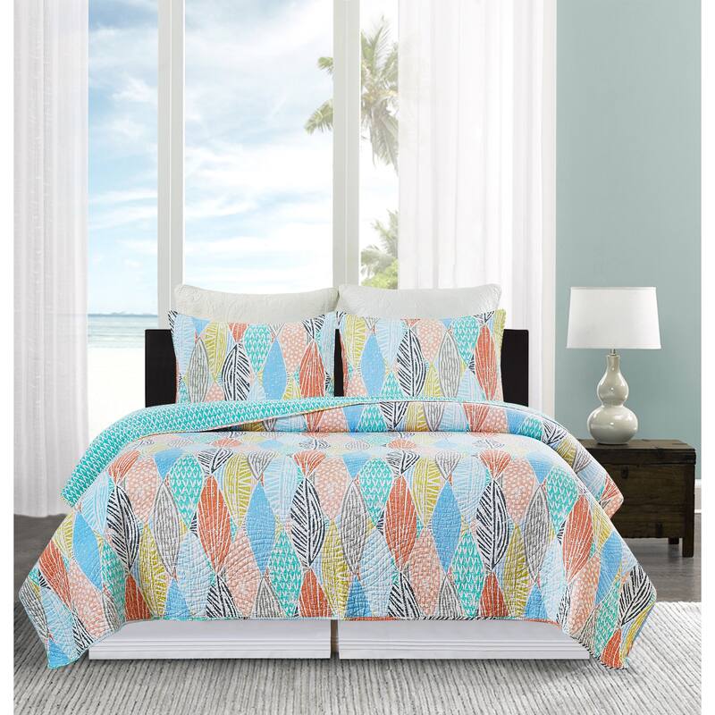 Surfside Sound Cotton Quilt Set