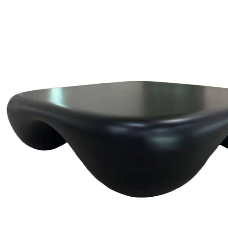 Modern Coffee Table Accent Table, Lightweight Center Table Sofa Side Table with Unique Geometric Design