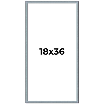 18x36 Frame Rustic Sky Blue Solid Wood Picture Frame | 0.75 Inch