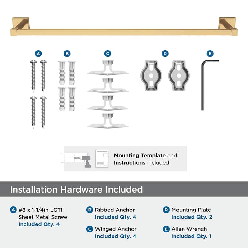 Appoint Champagne Bronze Traditional 24 in (610 mm) Towel Bar