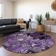 preview thumbnail 50 of 135, Machine Washable Indoor/ Outdoor Modern Floral Chantille Rug
