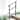 Outdoor Handrail for Steps, Wrought Iron Aluminum Handrails, Black Handrail Stair with Screw Kit