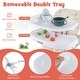 preview thumbnail 7 of 6, Baby High Chair w/ 7 Height & 3 Footrest Adjustable Cup holder 2