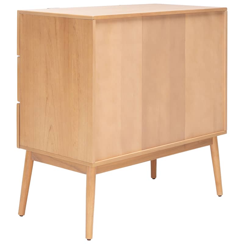 SAFAVIEH Baisley Mid-Century 3-Drawer Rattan Chest - 36" W x 18" L x 36" H