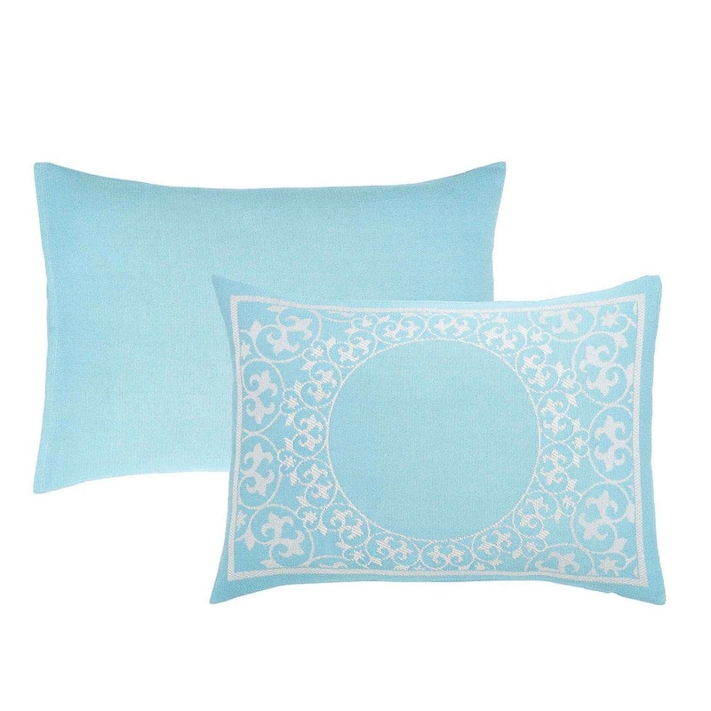 Superior Cotton Blend Oversized Vintage Floral Scroll Bedspread Set