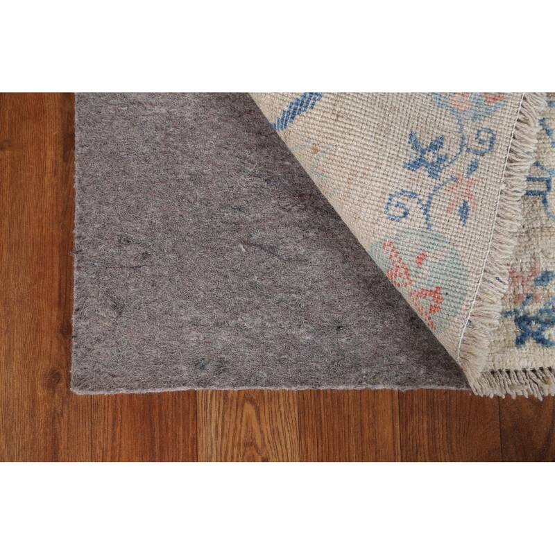 Vegetable Dye Art Deco Oriental Runner Rug Wool Hand-knotted Carpet - 2'10" x 11'7"