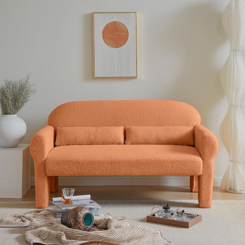 Teddy Fabric Loveseat for Living room