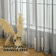 preview thumbnail 24 of 32, Deconovo Linen Sheer Curtains - Light Filtering Rod Pocket Drapes, 2 Panels