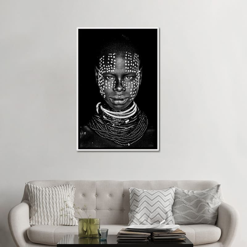 iCanvas "Karo Woman" by Vedran Vidak Framed Canvas Print