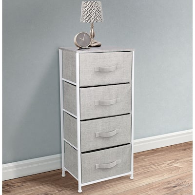 4 Drawers Chest Dresser Grey