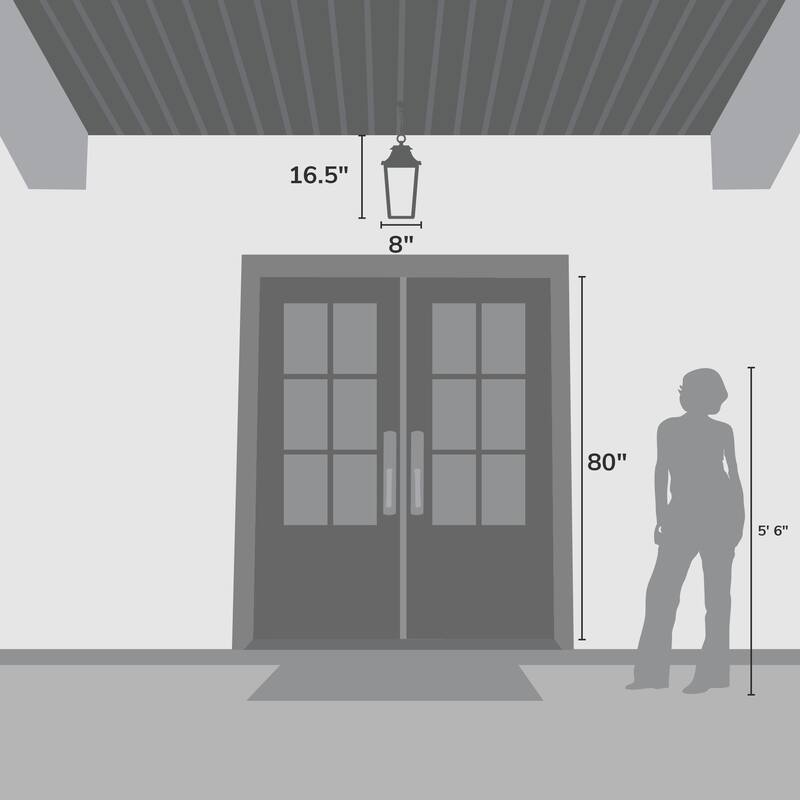 Hunter Spring Cove Outdoor 3 Light 17 Inch Pendant - Traditional - Entryways, Porches, or Outdoor Gathering Spaces