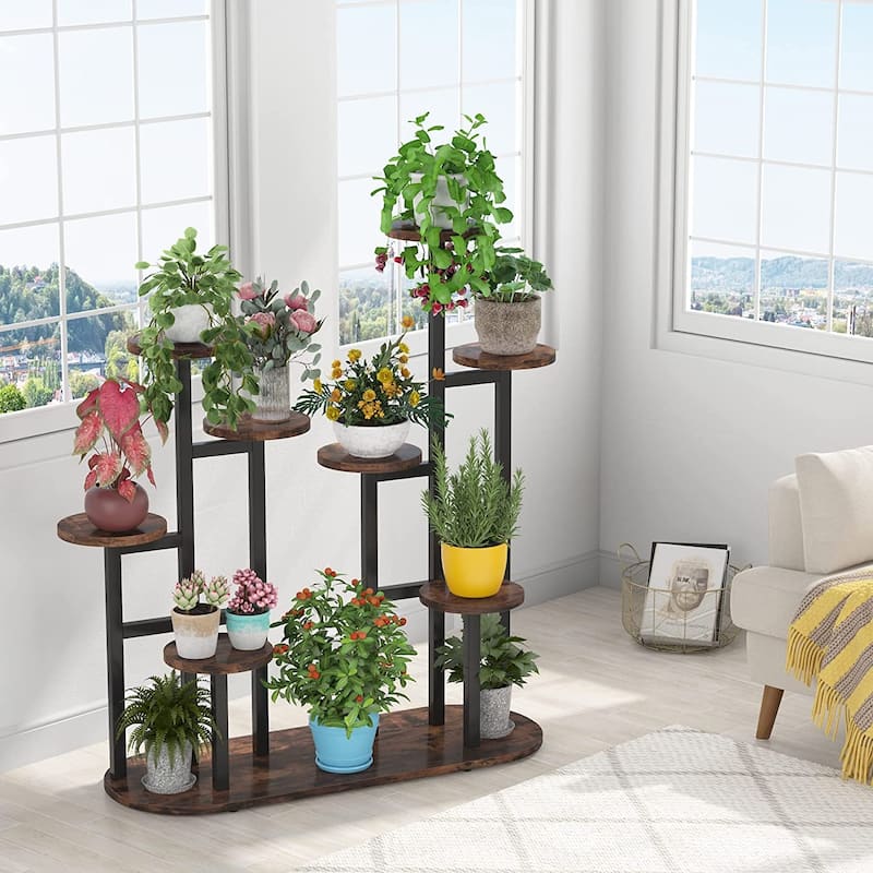 Multi-Tiered Plant Stand Plant Shelf Rack Indoor for Garden