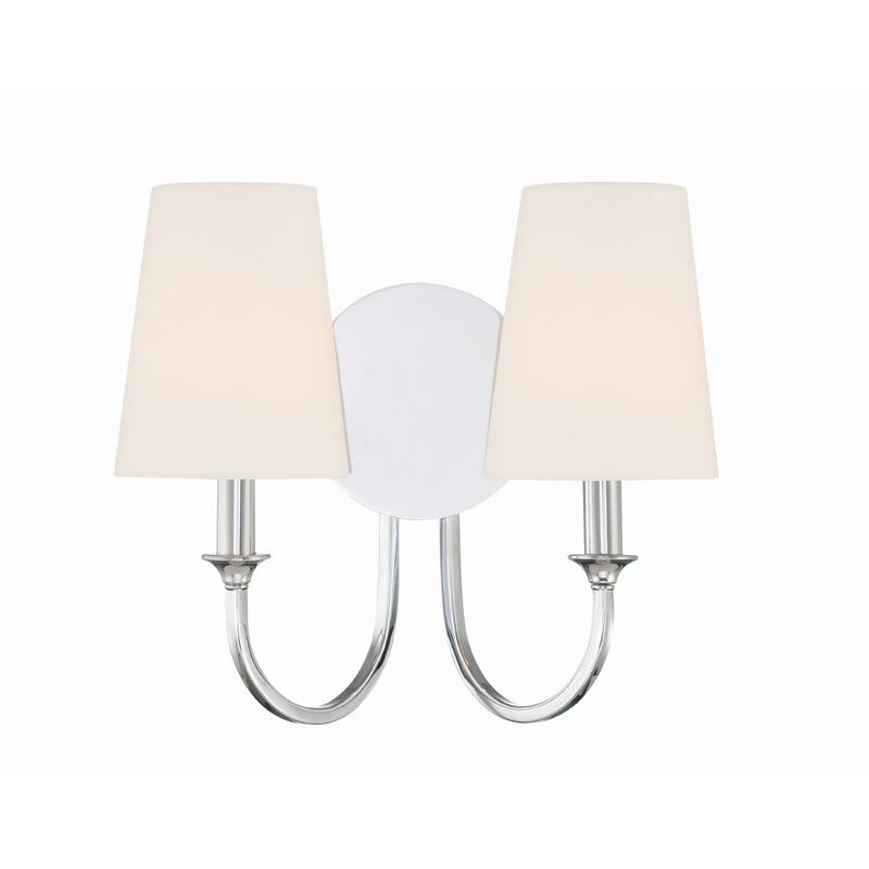 Crystorama Lighting Group PAY-922 Payton 2 Light 14" Wide Vanity Light - Polished Chrome