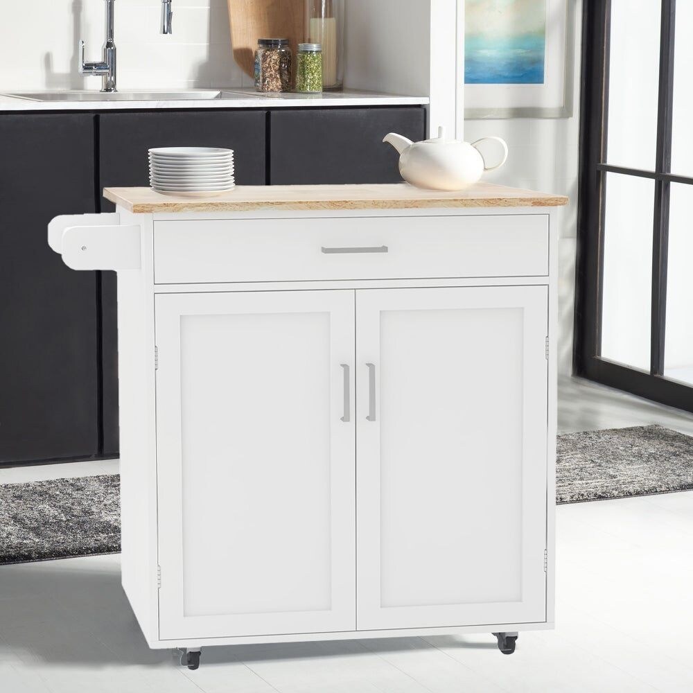 Kitchen island with paper towel holder store