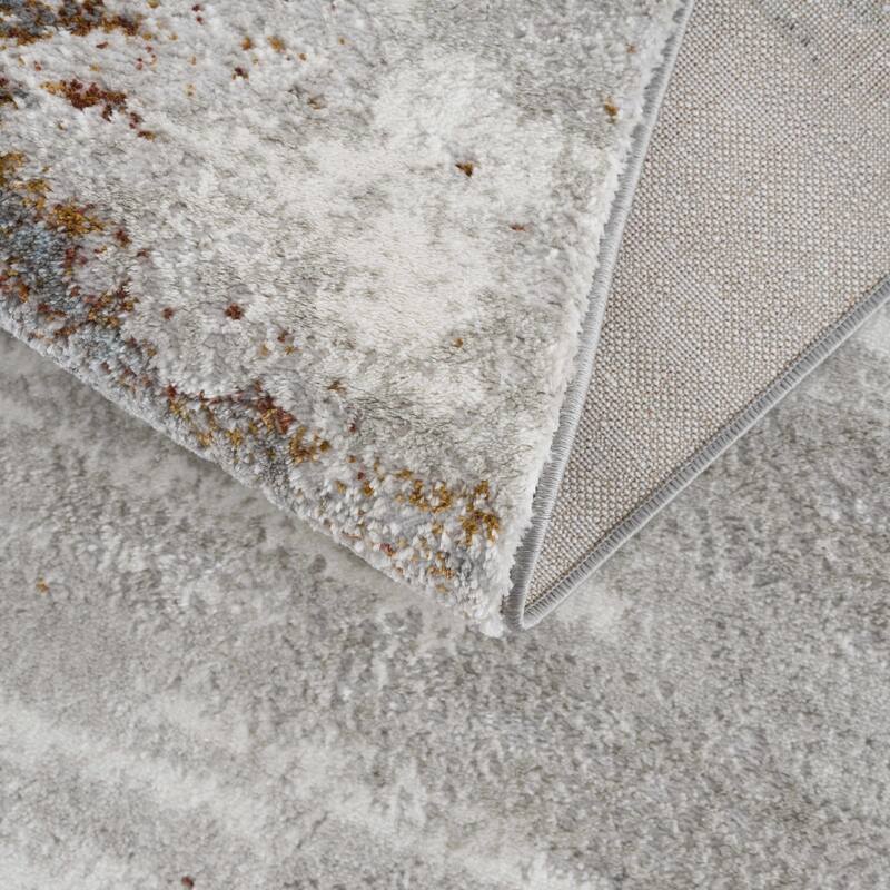 Hauteloom Liverpool Living Room, Bedroom Area Rug - Contemporary - Colorful - 5'3" x 7'
