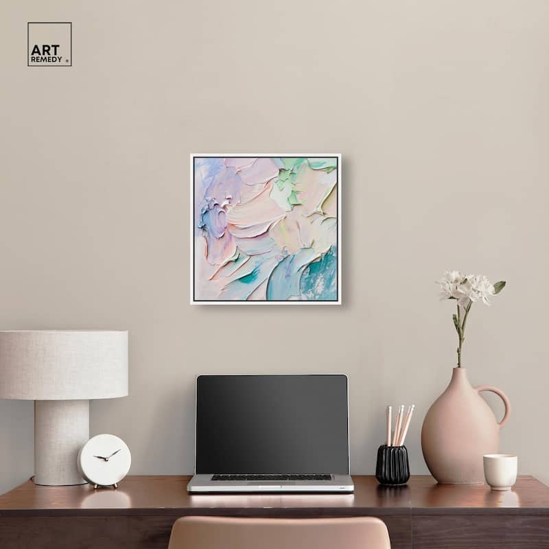 Flowing Mousse I Canvas by Art Remedy
