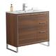 Option Walnut Ebony - Chrome Hardware