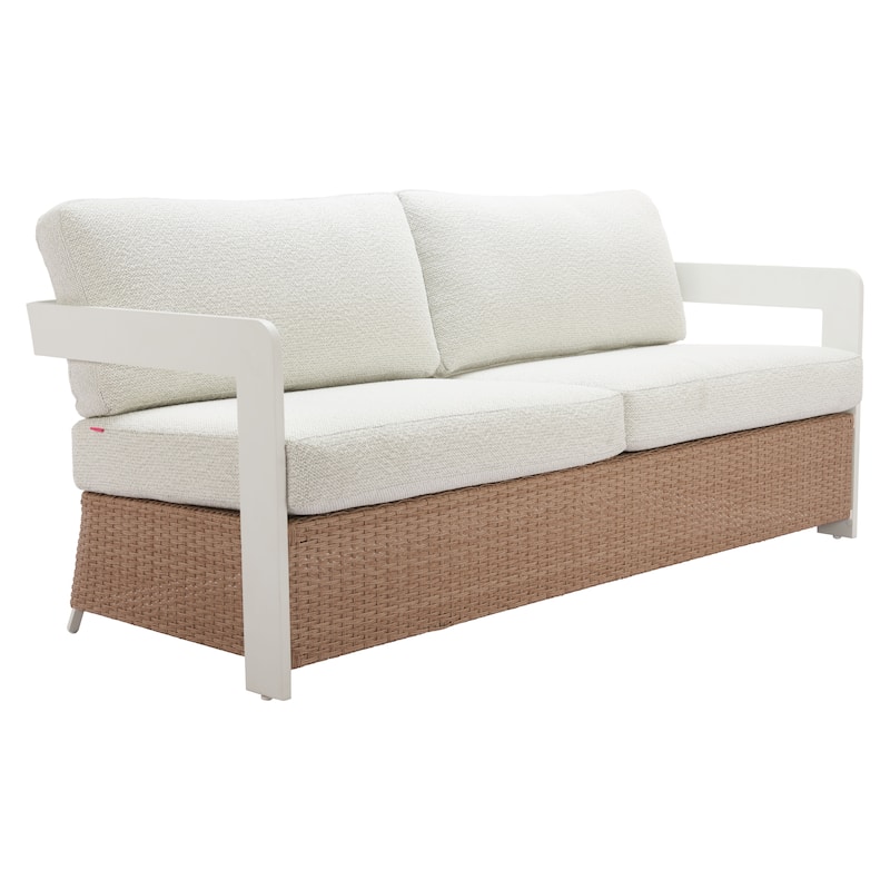Gelo Sofa White & Brown