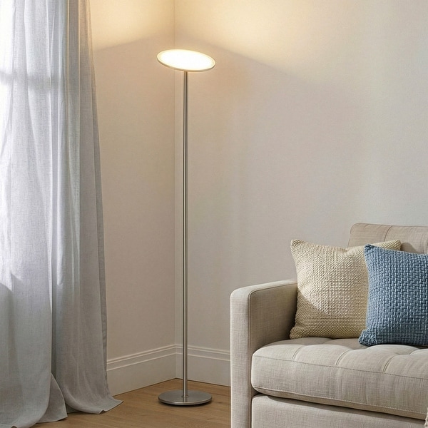 Brightech Sky 63 in. Industrial Dimmable LED Floor Lamp with