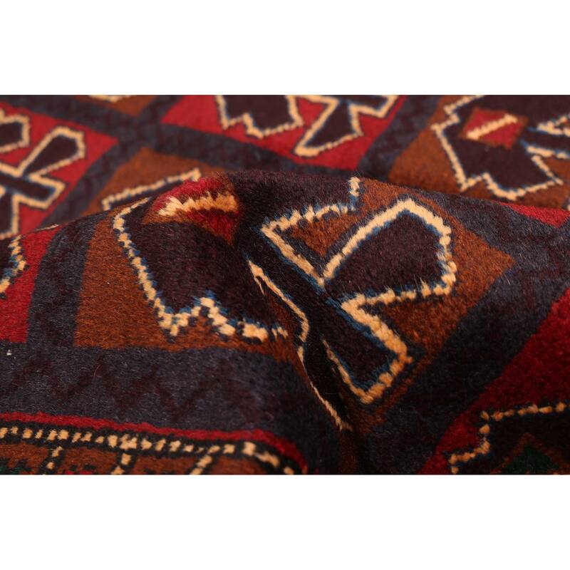 ECARPETGALLERY Hand-knotted Teimani Brown, Red Wool Rug - 3'6 x 6'4