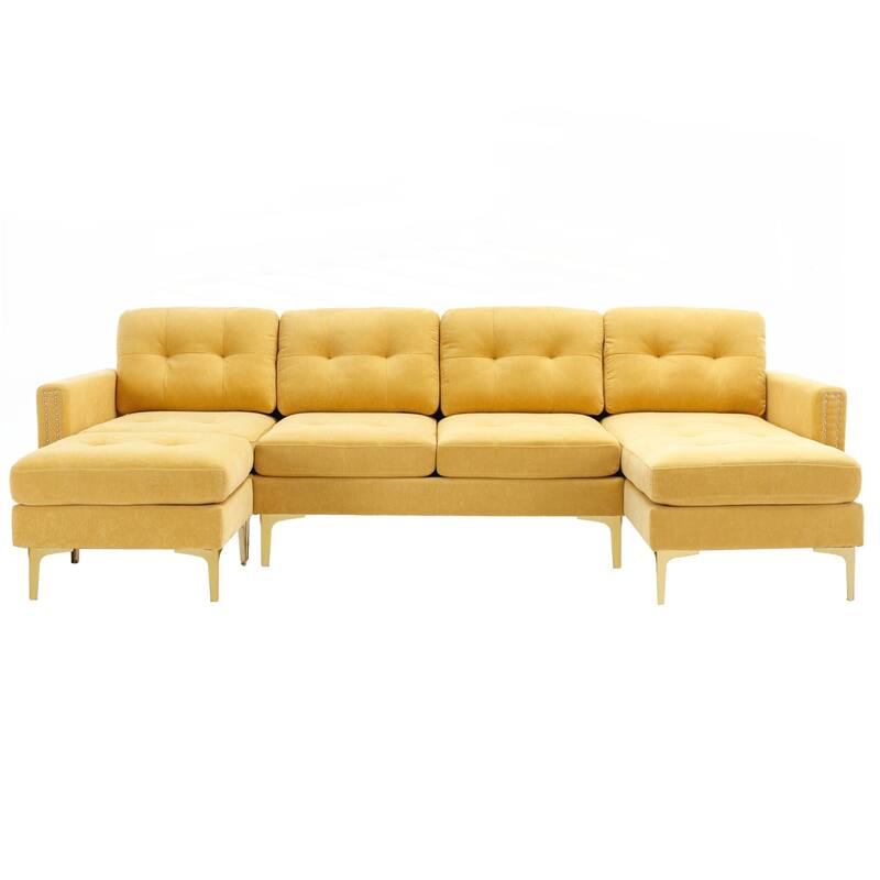 110inch L-Shape Convertible Sectional Sofa Couch