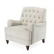 preview thumbnail 23 of 31, Benton Tufted Polyester Fabric Arm Chair by Greyson Living Sea Oat