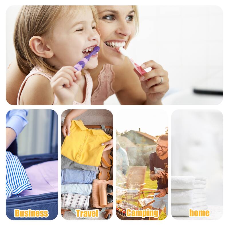 Portable Toothbrush Cases Toothbrush Holders Plastic 8.46"x1.18"x1.14"