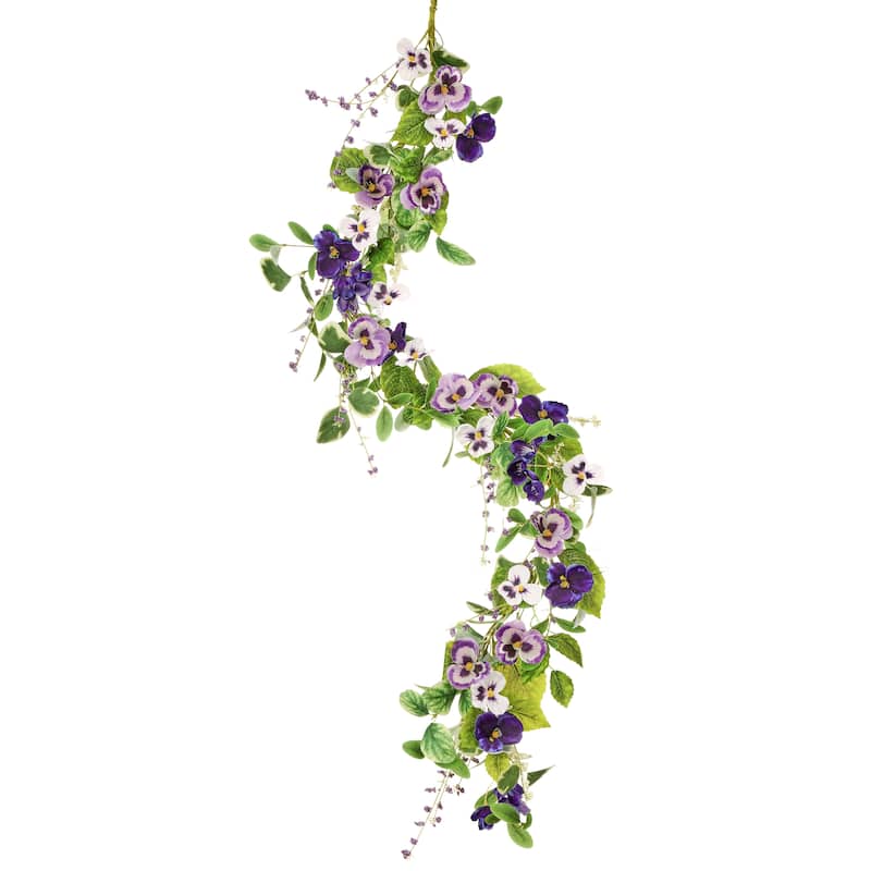 Pansy Garland 48"
