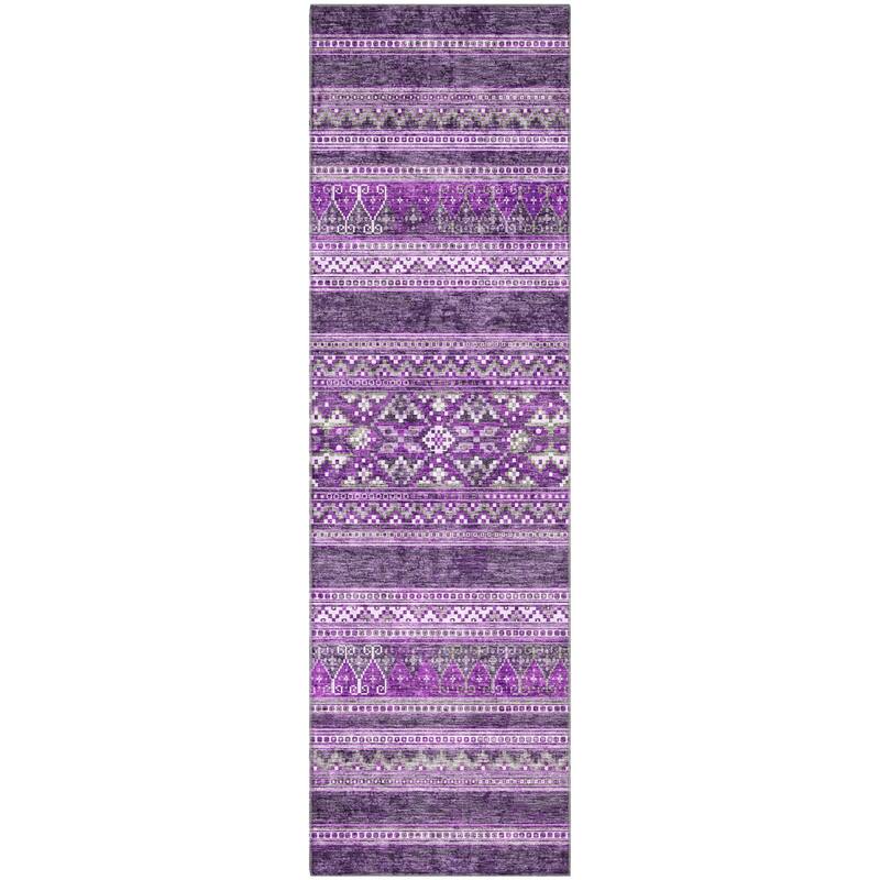 Premium Washable Super Soft Boho Stripe Mayfield Rug