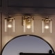 preview thumbnail 1 of 6, Luxury Modern Farmhouse Bath Fixture, 7.75"H x 21"W, with Transitional Style, Olde Brass, by Urban Ambiance