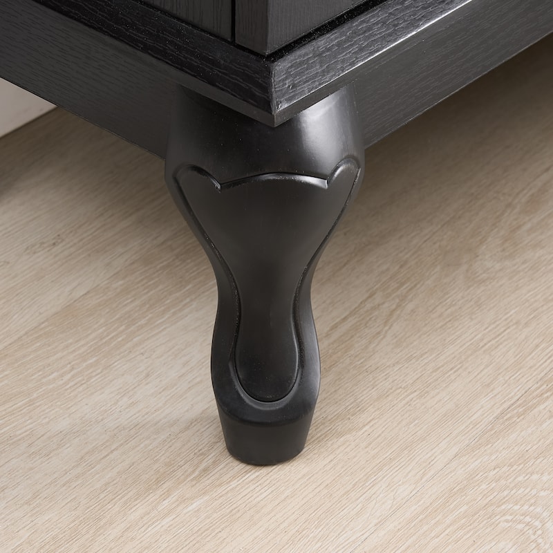 Curio Cabinet with Tempered Glass Doors, Lighted Display Cabinet with Mirrored Back Panel & Adjustable Shelves