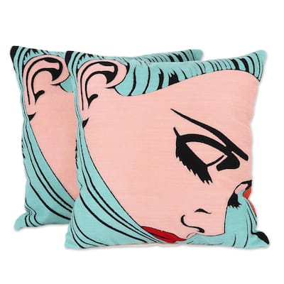 Handmade Nostalgia cushion covers (India)