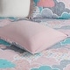 preview thumbnail 6 of 11, Intelligent Design Kids Bliss Pink Reversible Cotton Quilt Set with Throw Pillows