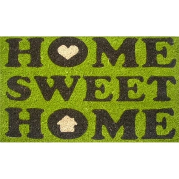 Home & More 12014 17" Home Sweet Home Floor Mat - 100 percent Coir and Vinyl